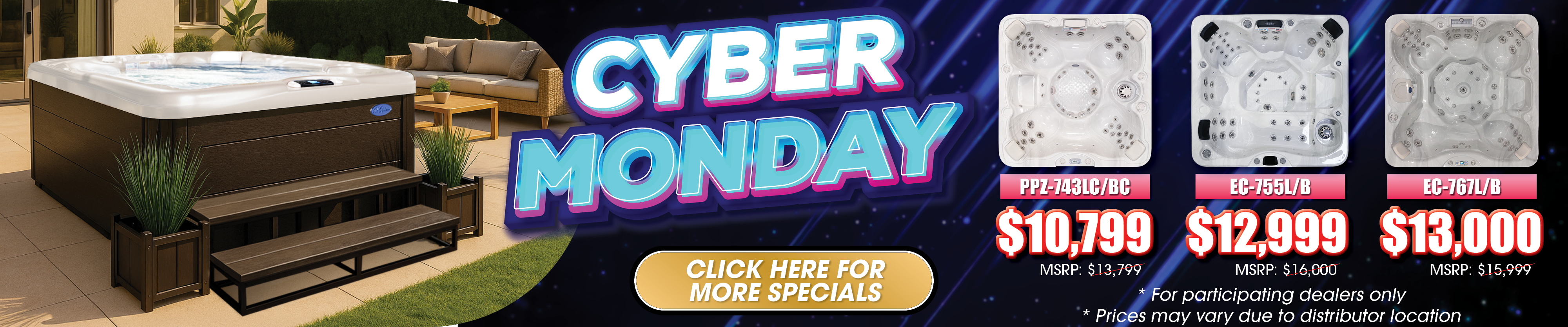 Calspas hot tub being used in a family setting - Richmond